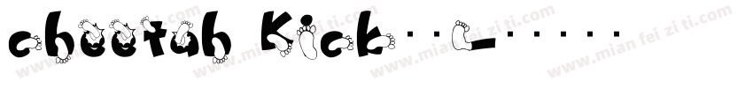 cheetah Kick字体字体转换